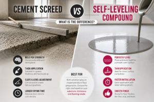 Cement Screed vs Self-Leveling Compound